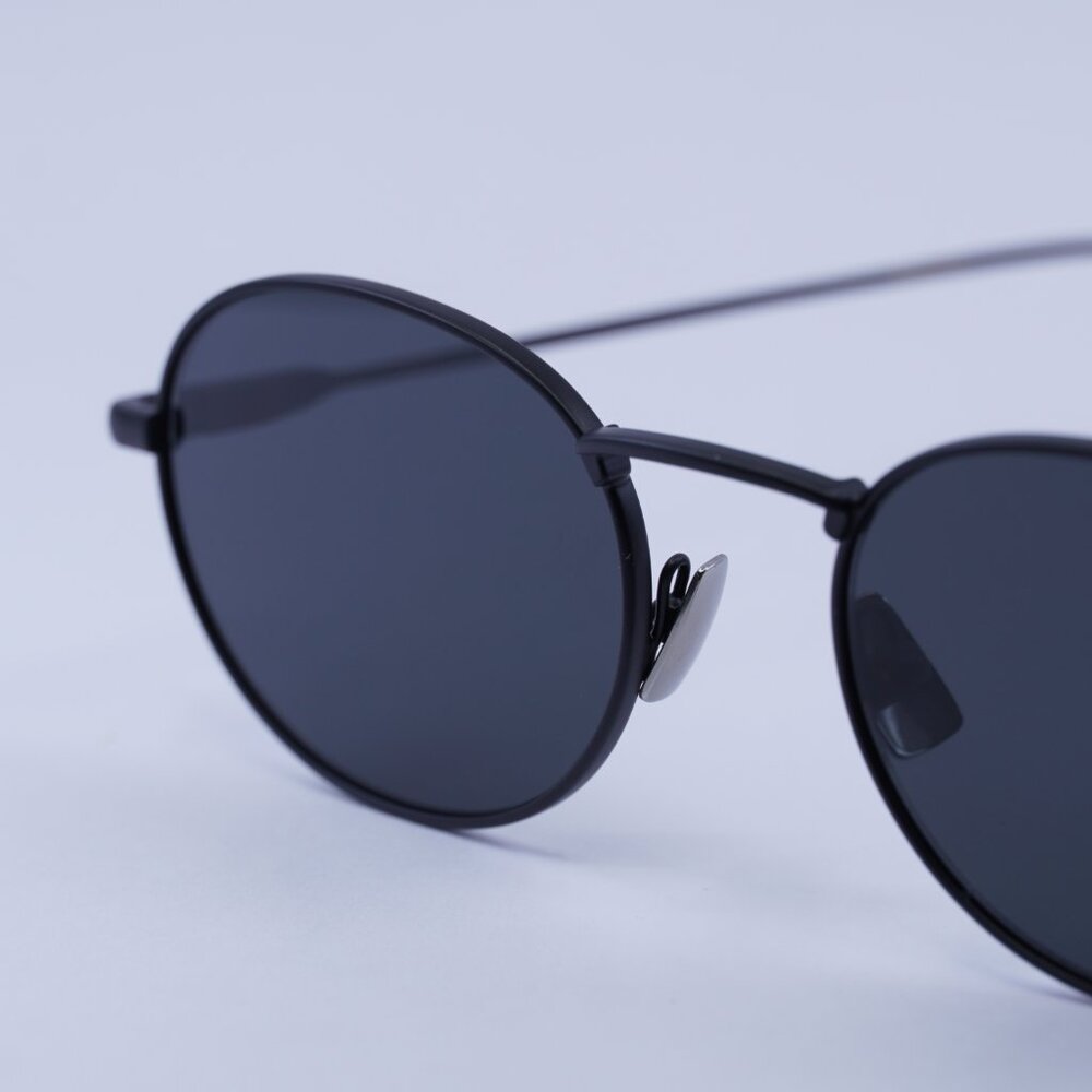 🕶️ New Saint Laurent SL799 001 Sunglasses -Semi Matte Black Frame, Black Lenses - Picture 10 of 12